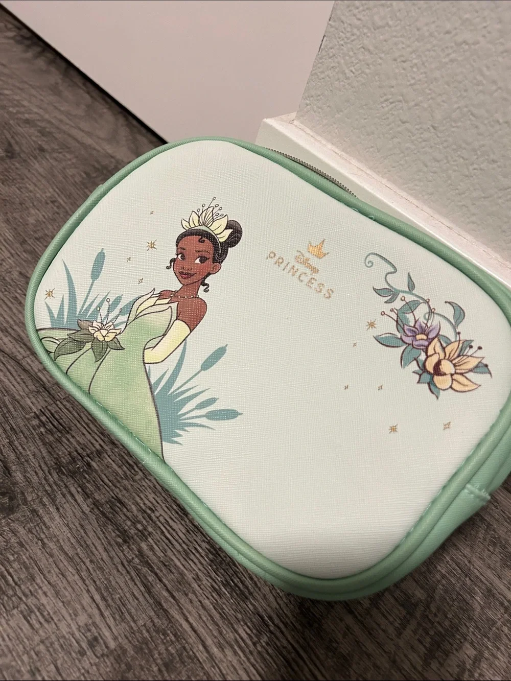 Light Green Princess Tiana Kids Accessory Pouch